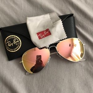 Brand new never worn Ray-Bans!! 58mm